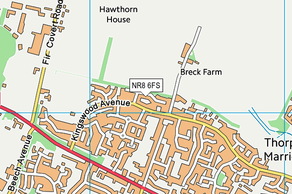 NR8 6FS map - OS VectorMap District (Ordnance Survey)