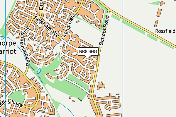 NR8 6HG map - OS VectorMap District (Ordnance Survey)