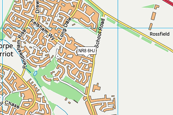 NR8 6HJ map - OS VectorMap District (Ordnance Survey)