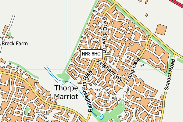 NR8 6HQ map - OS VectorMap District (Ordnance Survey)