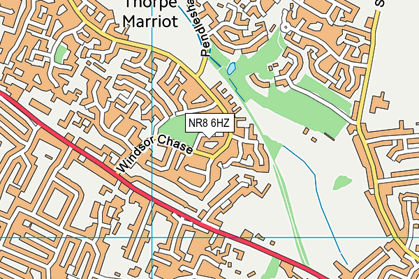 NR8 6HZ map - OS VectorMap District (Ordnance Survey)