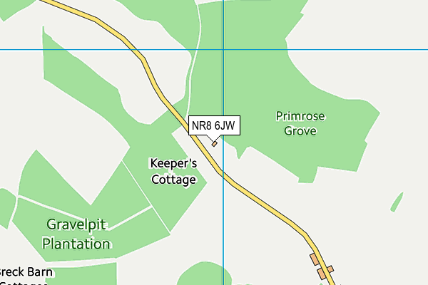 NR8 6JW map - OS VectorMap District (Ordnance Survey)