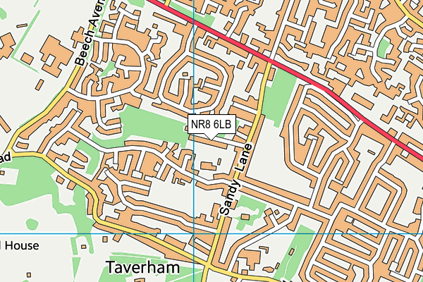 NR8 6LB map - OS VectorMap District (Ordnance Survey)