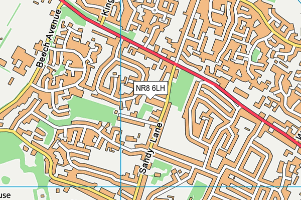 NR8 6LH map - OS VectorMap District (Ordnance Survey)