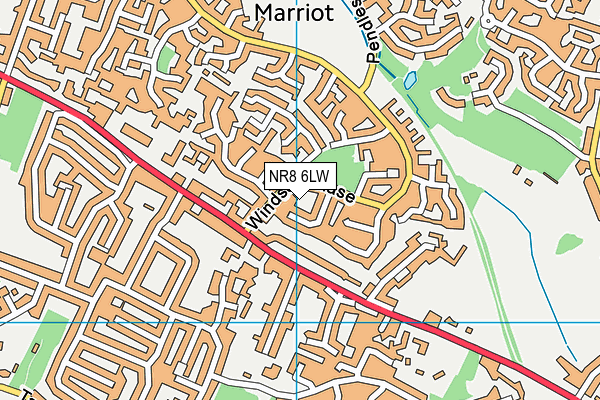 NR8 6LW map - OS VectorMap District (Ordnance Survey)