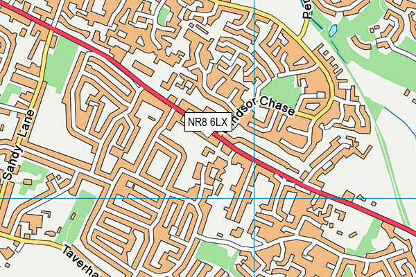 NR8 6LX map - OS VectorMap District (Ordnance Survey)