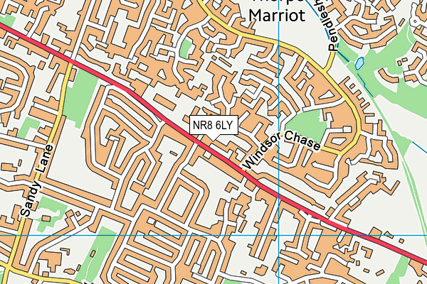 NR8 6LY map - OS VectorMap District (Ordnance Survey)