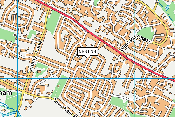 NR8 6NB map - OS VectorMap District (Ordnance Survey)