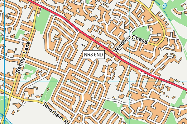 NR8 6ND map - OS VectorMap District (Ordnance Survey)