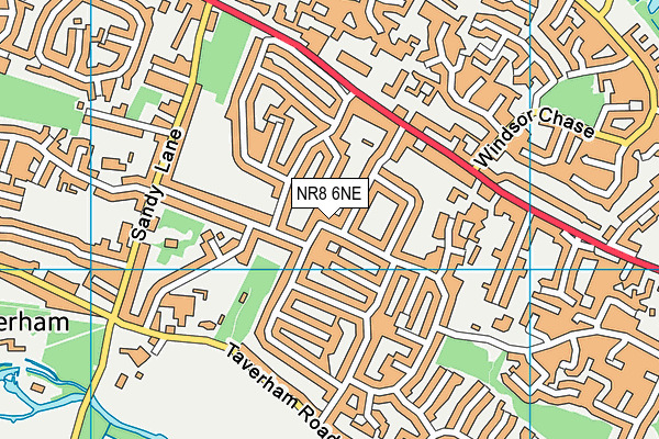 NR8 6NE map - OS VectorMap District (Ordnance Survey)