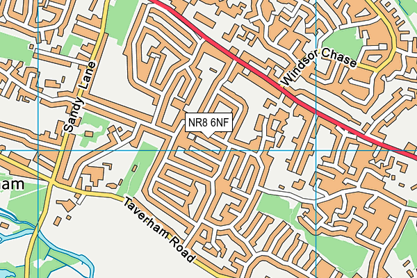 NR8 6NF map - OS VectorMap District (Ordnance Survey)