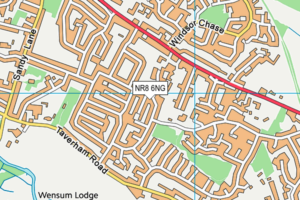 NR8 6NG map - OS VectorMap District (Ordnance Survey)