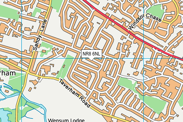 NR8 6NL map - OS VectorMap District (Ordnance Survey)