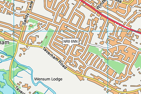 NR8 6NN map - OS VectorMap District (Ordnance Survey)