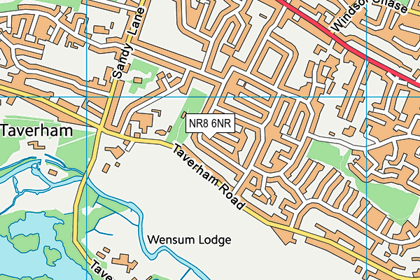 NR8 6NR map - OS VectorMap District (Ordnance Survey)