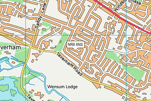 NR8 6NS map - OS VectorMap District (Ordnance Survey)