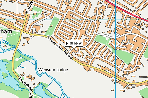 NR8 6NW map - OS VectorMap District (Ordnance Survey)