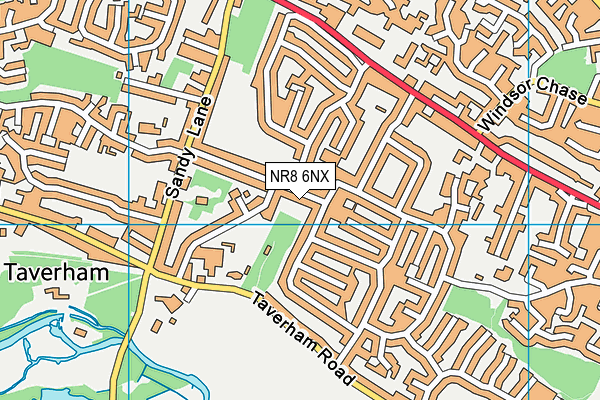 NR8 6NX map - OS VectorMap District (Ordnance Survey)