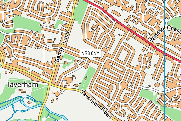 NR8 6NY map - OS VectorMap District (Ordnance Survey)