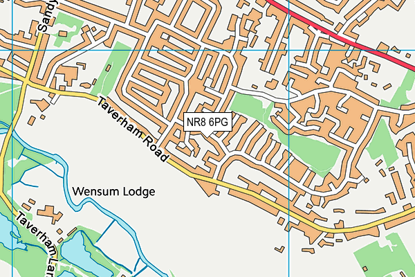 NR8 6PG map - OS VectorMap District (Ordnance Survey)