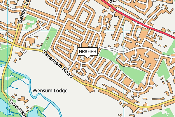 NR8 6PH map - OS VectorMap District (Ordnance Survey)