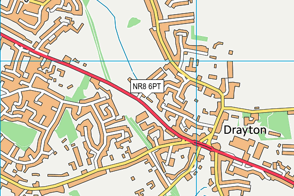 NR8 6PT map - OS VectorMap District (Ordnance Survey)