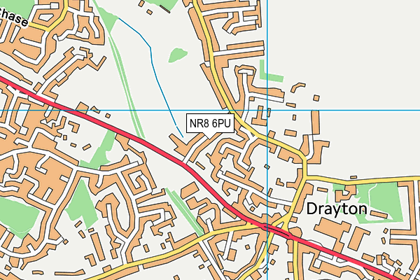 NR8 6PU map - OS VectorMap District (Ordnance Survey)