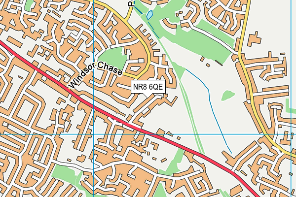 NR8 6QE map - OS VectorMap District (Ordnance Survey)
