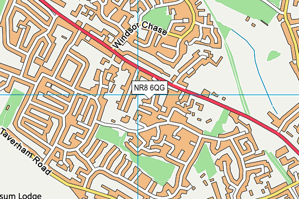 NR8 6QG map - OS VectorMap District (Ordnance Survey)