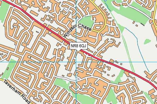 NR8 6QJ map - OS VectorMap District (Ordnance Survey)