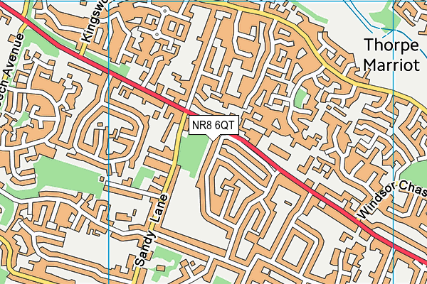 NR8 6QT map - OS VectorMap District (Ordnance Survey)