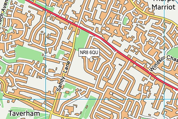 NR8 6QU map - OS VectorMap District (Ordnance Survey)