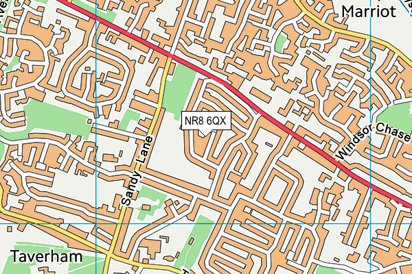 NR8 6QX map - OS VectorMap District (Ordnance Survey)