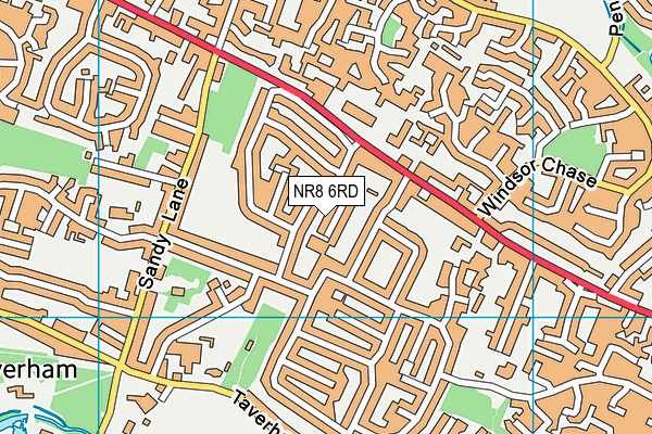 NR8 6RD map - OS VectorMap District (Ordnance Survey)