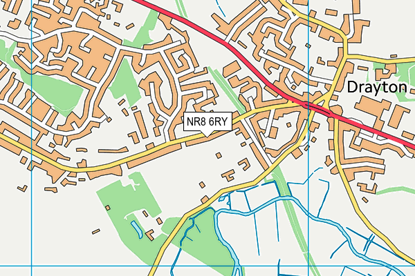 NR8 6RY map - OS VectorMap District (Ordnance Survey)