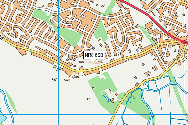 NR8 6SB map - OS VectorMap District (Ordnance Survey)