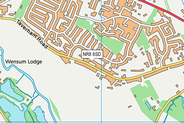 NR8 6SD map - OS VectorMap District (Ordnance Survey)