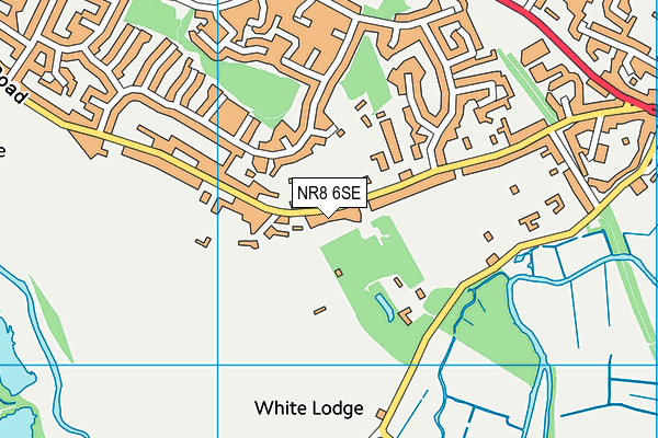 NR8 6SE map - OS VectorMap District (Ordnance Survey)