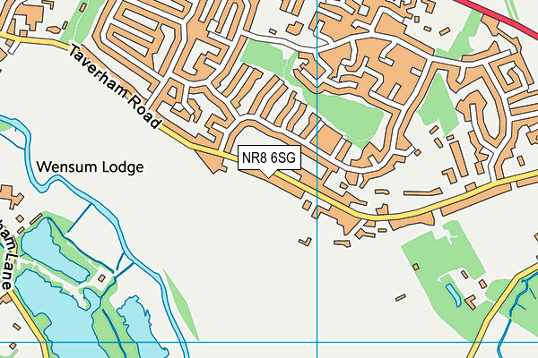 NR8 6SG map - OS VectorMap District (Ordnance Survey)