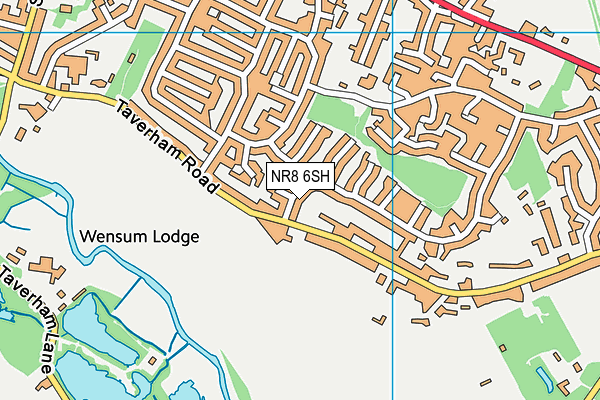 NR8 6SH map - OS VectorMap District (Ordnance Survey)