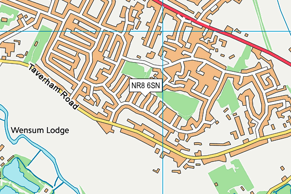 NR8 6SN map - OS VectorMap District (Ordnance Survey)