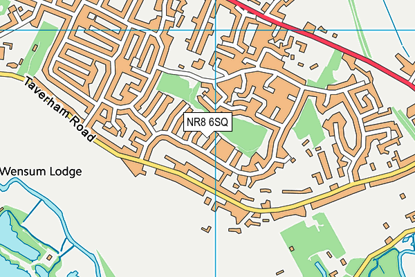 NR8 6SQ map - OS VectorMap District (Ordnance Survey)