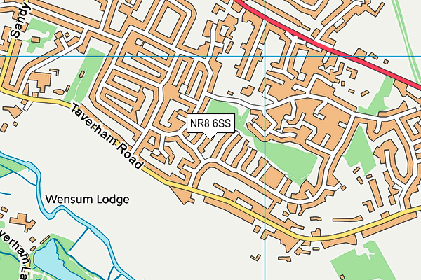 NR8 6SS map - OS VectorMap District (Ordnance Survey)