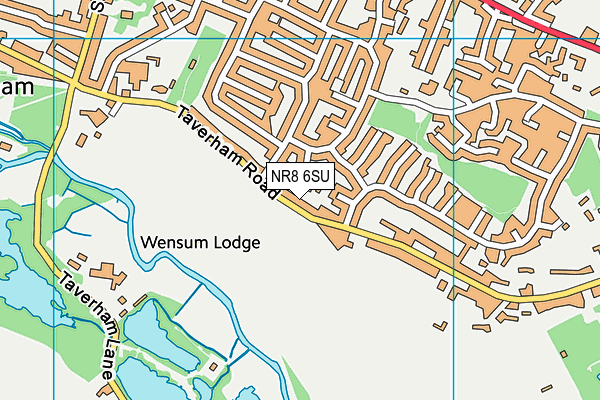 NR8 6SU map - OS VectorMap District (Ordnance Survey)