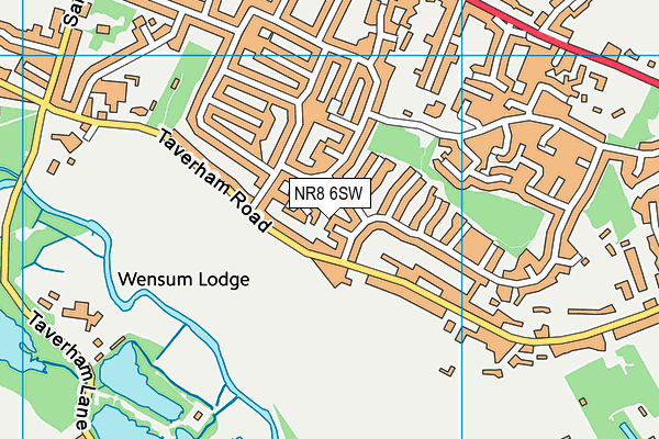 NR8 6SW map - OS VectorMap District (Ordnance Survey)