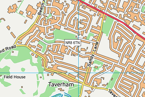 NR8 6TN map - OS VectorMap District (Ordnance Survey)