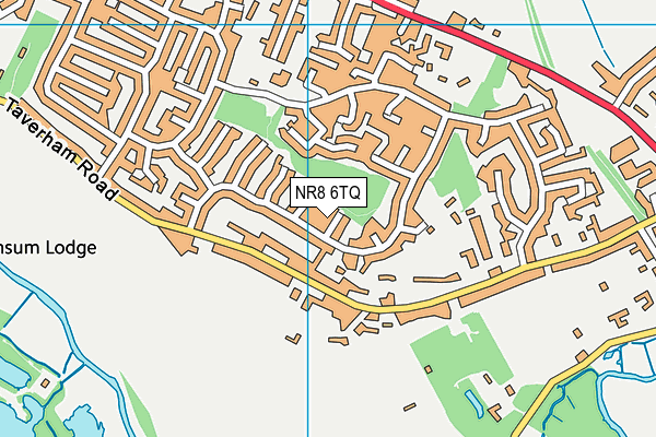 NR8 6TQ map - OS VectorMap District (Ordnance Survey)
