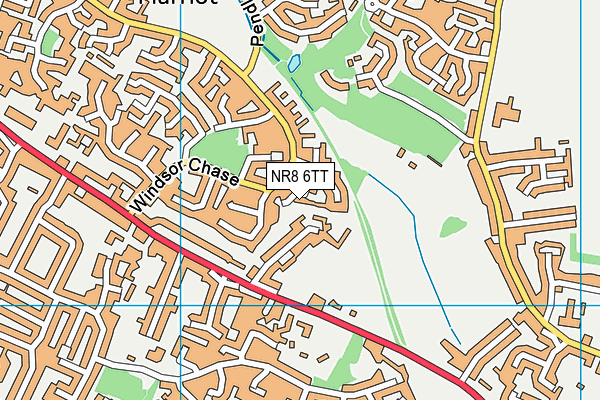 NR8 6TT map - OS VectorMap District (Ordnance Survey)