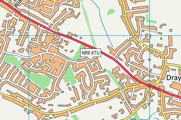 NR8 6TU map - OS VectorMap District (Ordnance Survey)
