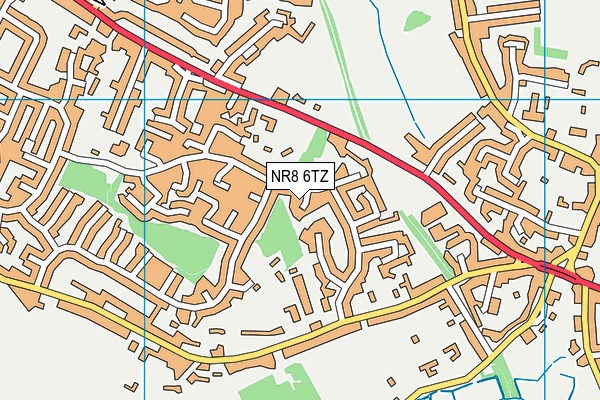 NR8 6TZ map - OS VectorMap District (Ordnance Survey)